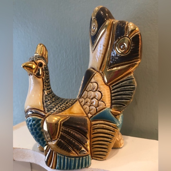Artesenia Rinconada Art Artesania Rinconada Peacock Figurine Poshmark